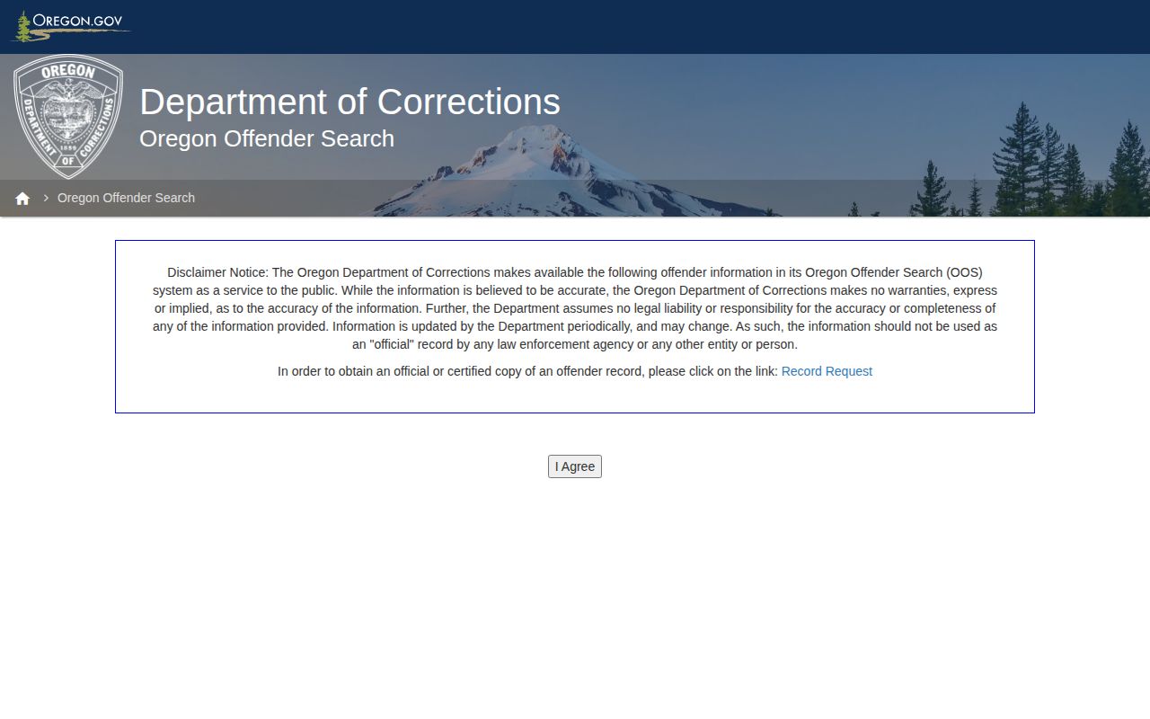 Oregon offender search for Clatsop County released inmates